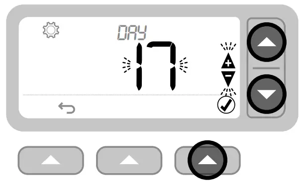 CENTER 340022 7 Day Programmable Thermostats - 15