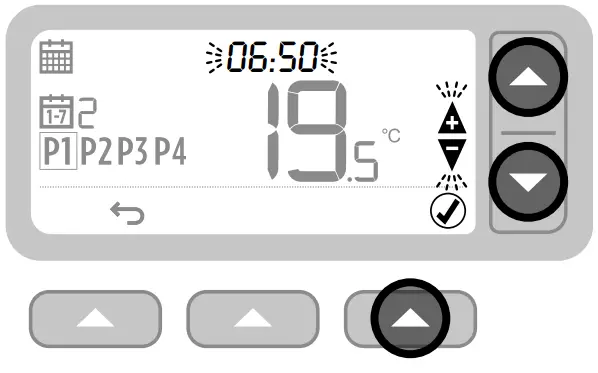 CENTER 340022 7 Day Programmable Thermostats - 3