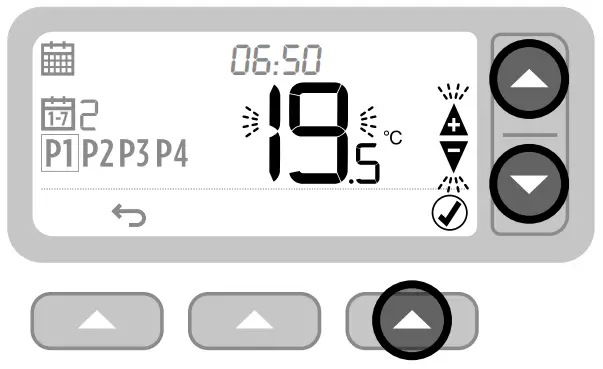 CENTER 340022 7 Day Programmable Thermostats - 4