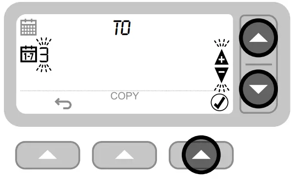 CENTER 340022 7 Day Programmable Thermostats - 6