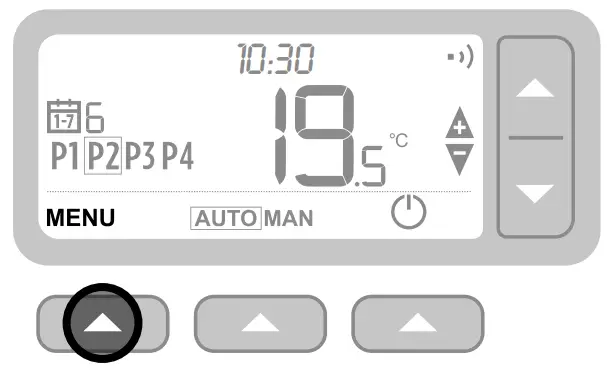 CENTER 340022 7 Day Programmable Thermostats - 8