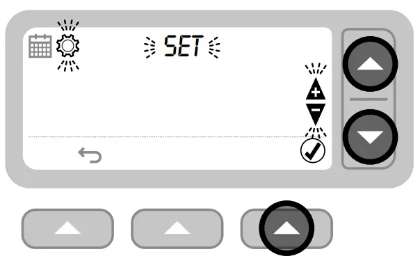 CENTER 340022 7 Day Programmable Thermostats - 9