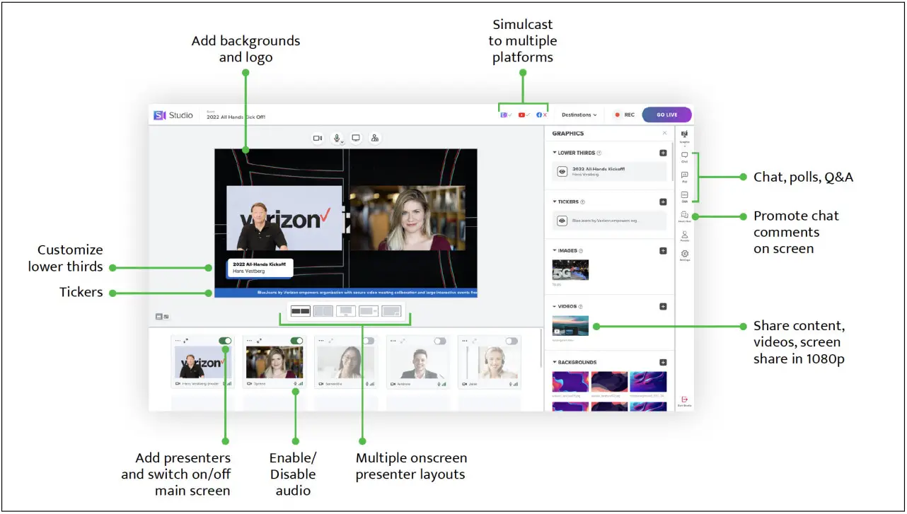 Software s Verizon 10 Ways to Produce Stunning Virtual Events with BlueJeans Studio Software - Fig 11