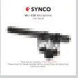 SYNCO Mic-D30 Microphone -User Manual