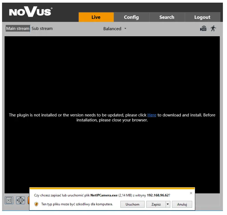 NOVUS NVIP 2H 6602 II Bullet IP Starlight Camera - screen