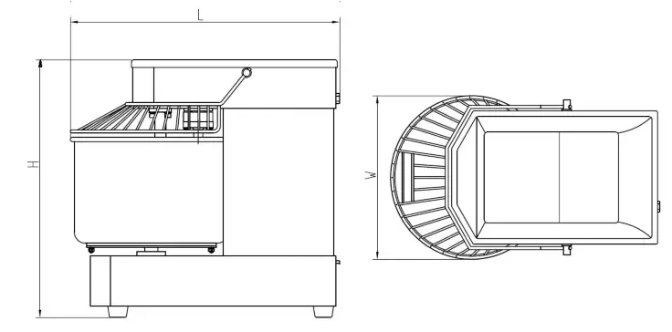 VEVOR DGBMD8-8L110VTTM3V1 450 W Dual Rotating Dough Kneading Machine Food Processors - 1
