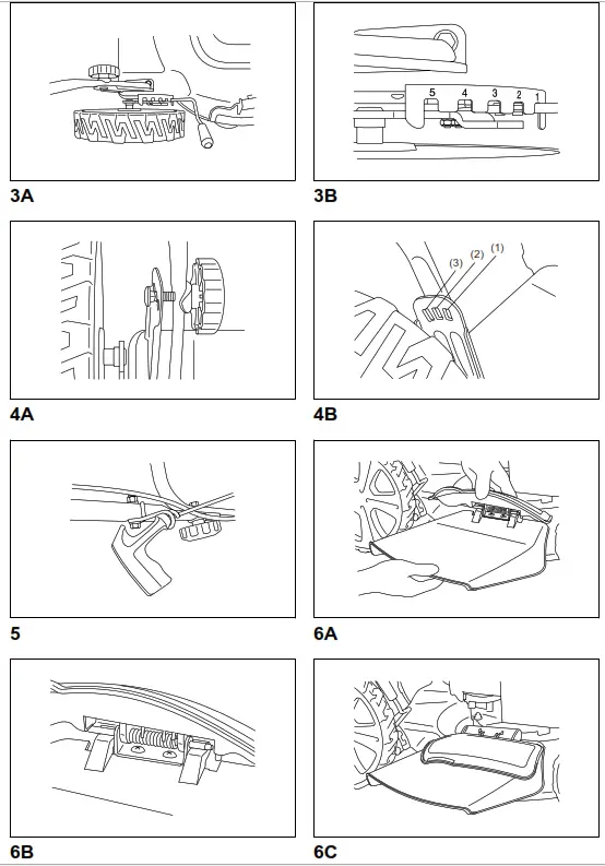 makita PLM5120 Petrol Lawn Mower - fig2