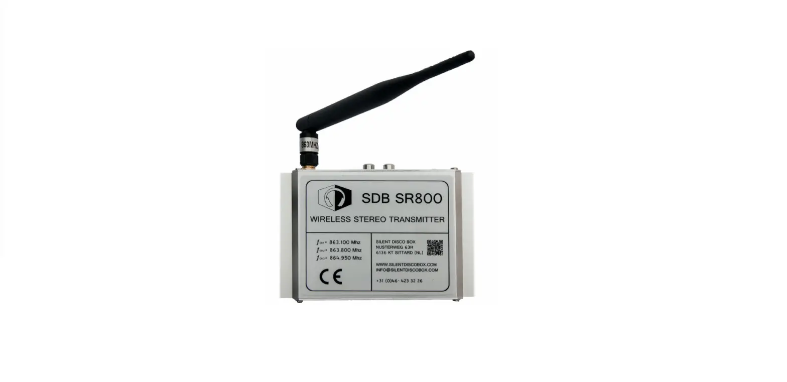 Sdb Sr800 Wireless Transmitter User Guide