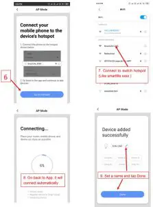 Connect the Hotspot from the Switch