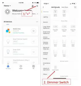 Pair the switch on App