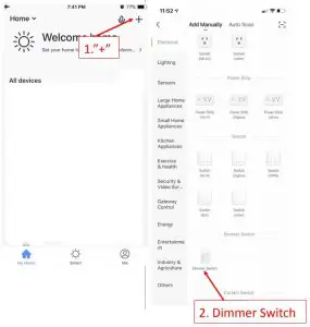 Pair the switch on SmartLife App