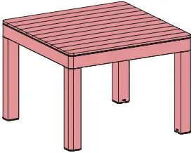 ALLiBERT Keter Lyon Garden Table C02