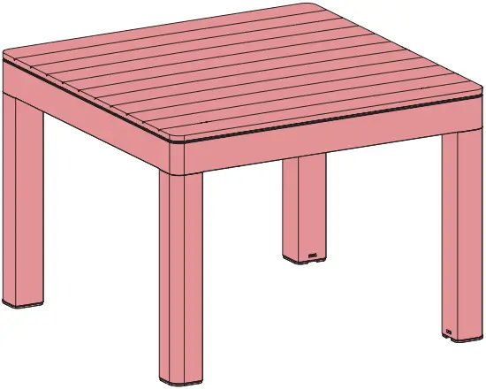 ALLiBERT Keter Lyon Garden Table C10