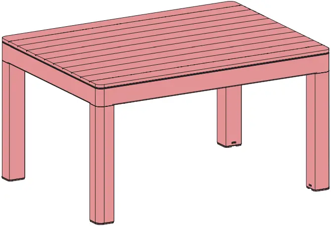 ALLiBERT Keter Lyon Garden Table C11