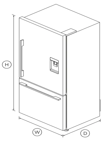 FISHER PAYKEL RF170WDRUX5 N 32 inch Freestanding Refrigerator Freezer-fig1