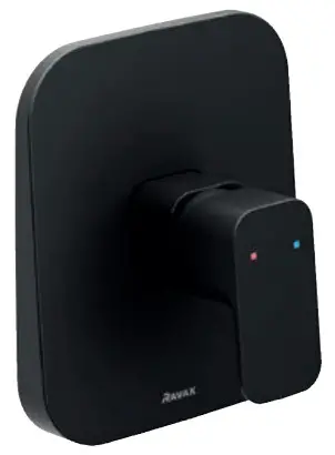 RAVAK X070157 Black Concealed Battery 10 Free Black