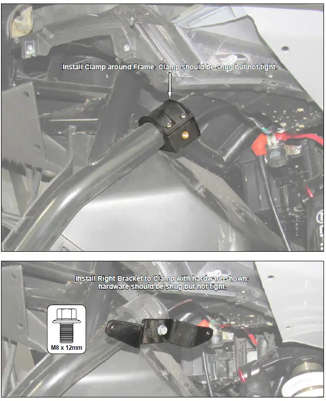 SUPERATV FAP-CF-ZF950 Inner Fender Guard-5