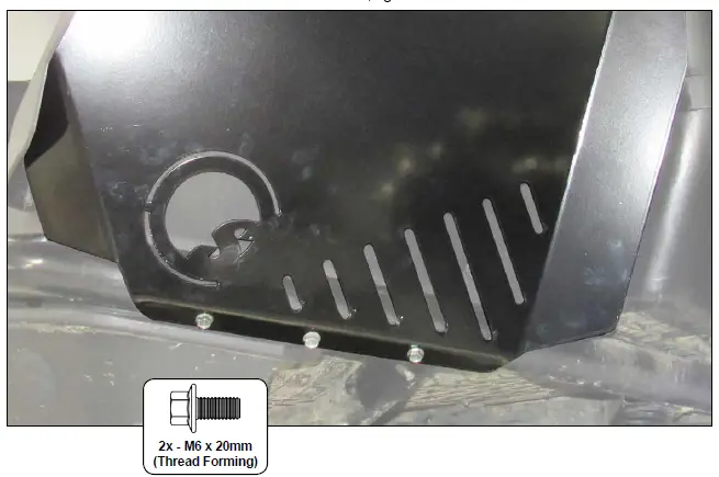 SUPERATV FAP-CF-ZF950 Inner Fender Guard-9