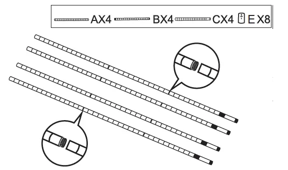 kmart-43150922-4-Tier-Black-Shelving-Set-fig-2