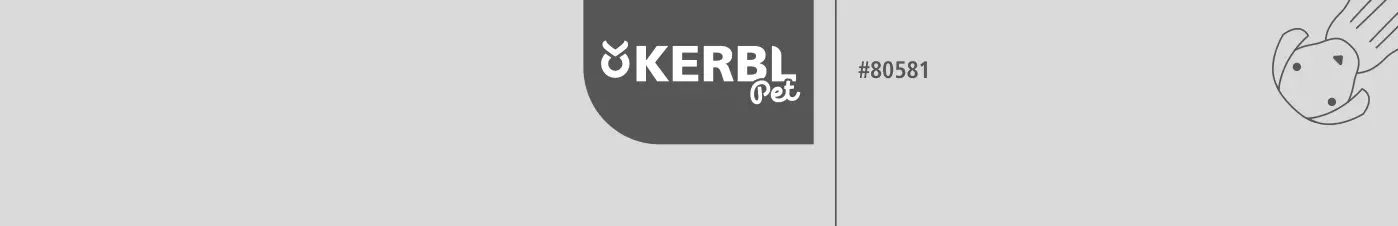 KERBL 80581 145x30cm Car Safety Gate Instruction Manual