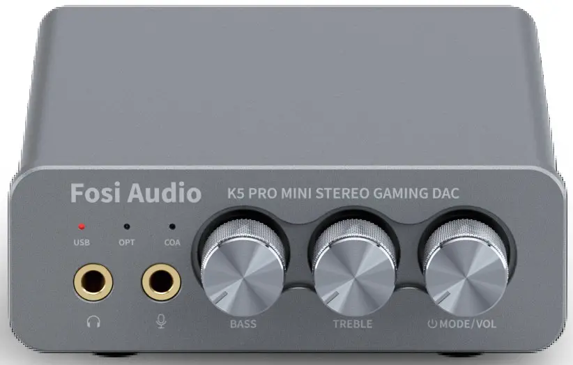Fosi Audio K5 Pro Gaming DAC and Headphone Amp