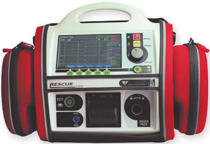 Medical RESCUE Life 7Inch Manual and Semiautomatic Defibrillators