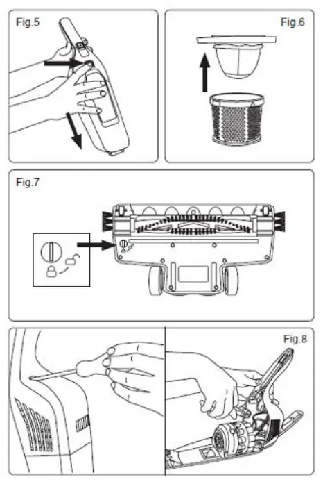 EXPO BORSE 613-400751 2-in-1 Battery-Powered Vacuum Cleaner - fig 5