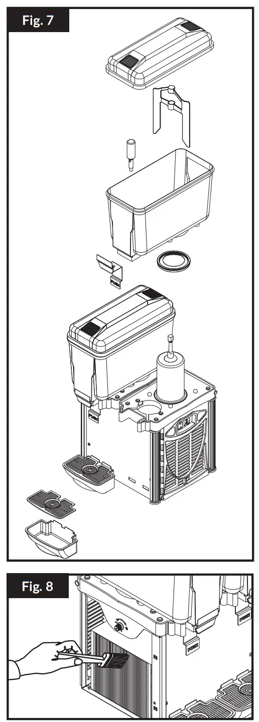 NARVON 5 and 10 Gallon Bowl Refrigerated Beverage Dispensers - Figure 7