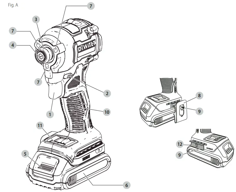 DEWALT XR DCF850 Cordless Brushless Compact Impact Driver-