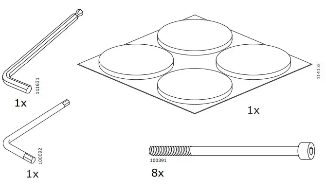 IKEA INHOPP Schreibtisch 140x60 cm - 3