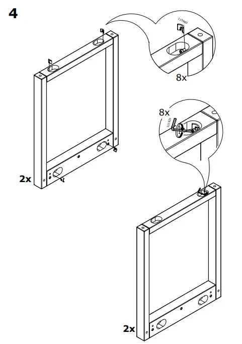 IKEA INHOPP Schreibtisch 140x60 cm - 7