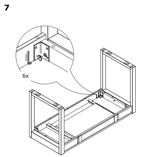 IKEA INHOPP Schreibtisch 140x60 cm - 9
