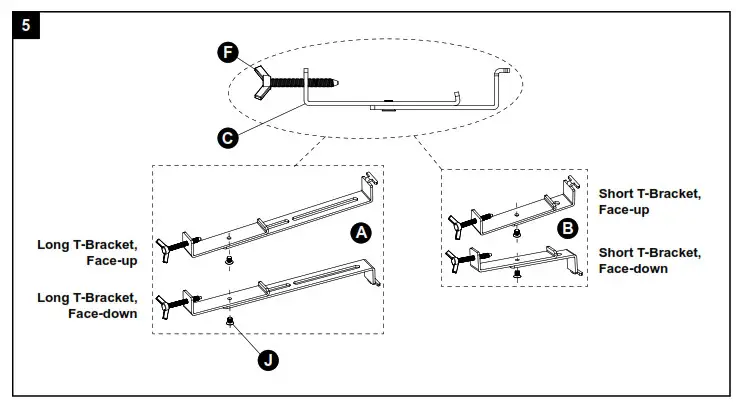 UniFlame UFPDL1307BLK Glass Fireplace Doors - 5