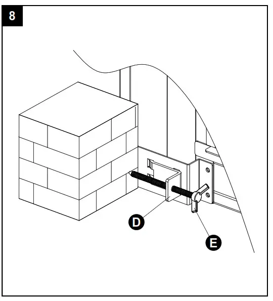UniFlame UFPDL1307BLK Glass Fireplace Doors - 9