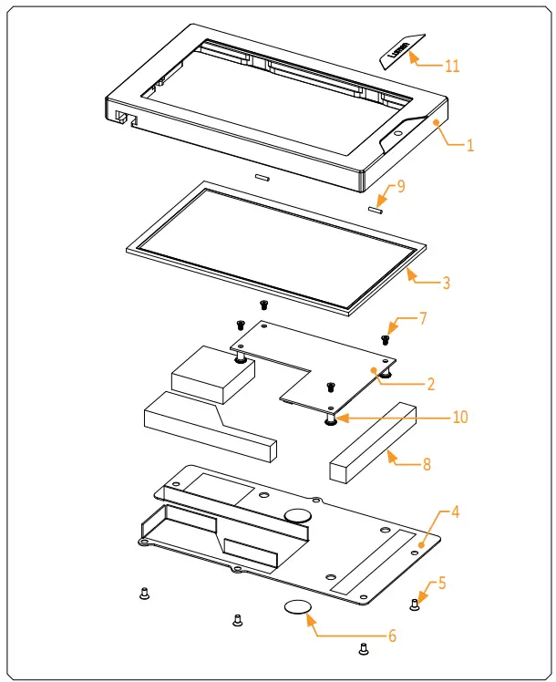 ekwb 3831109891490 EK-Quantum Lumen 7 Inch LCD Display - Fig 3