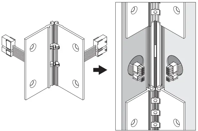 IVES Full Mortise Continuous Hinge with Removable - access to jamb