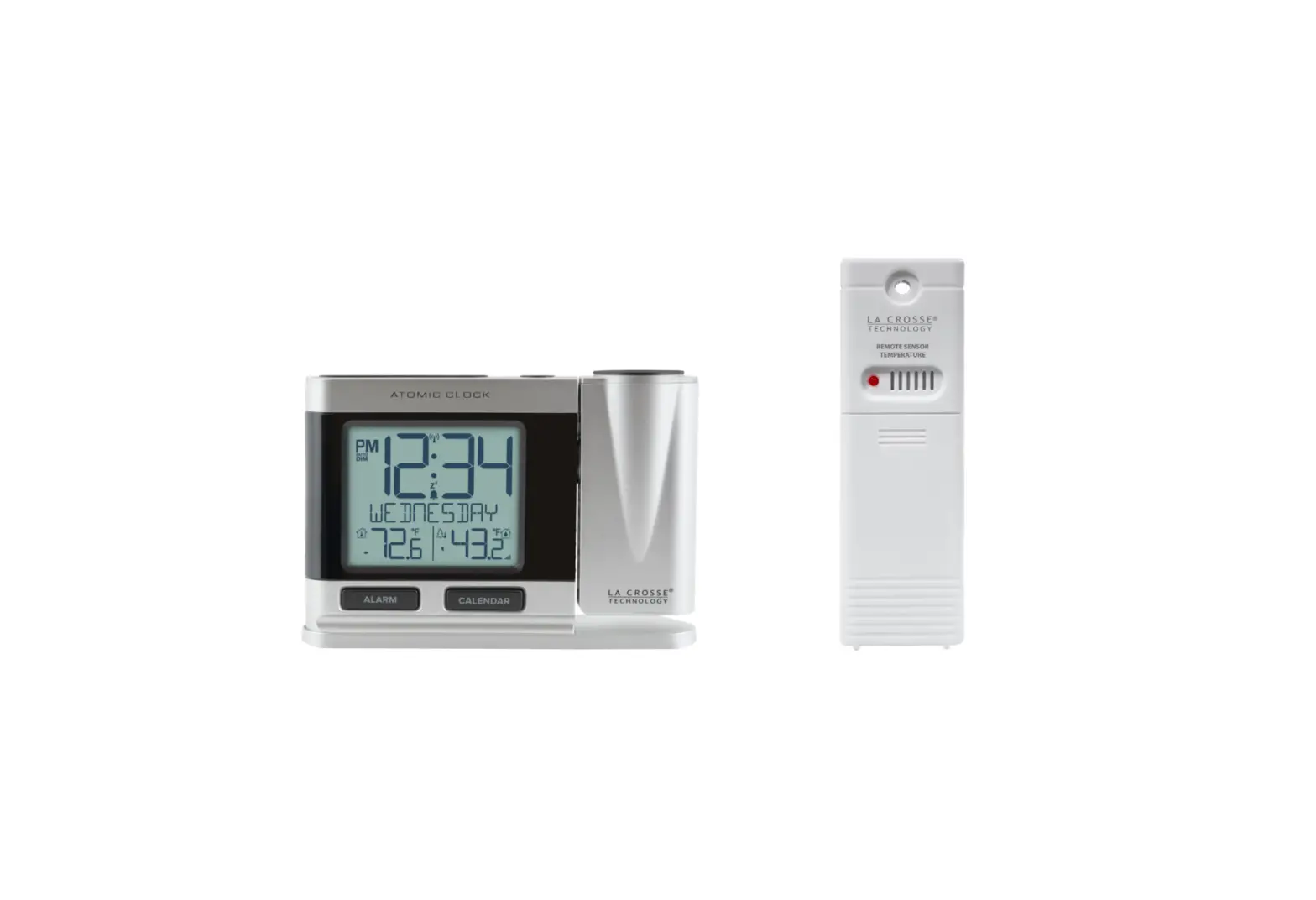 La Crosse Technology 616-1410v2 Atomic Projection Clock With Indoor/outdoor Temperature User Guide