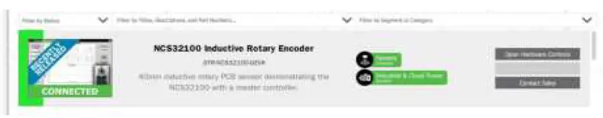 onsemi NCS32100 Rotary Inductive Position Sensor Evaluation Board 05