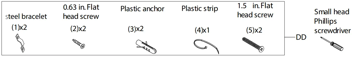 StyleWell CRF-009-WH Craft White 7 Drawer Storage Cart - Fig 8