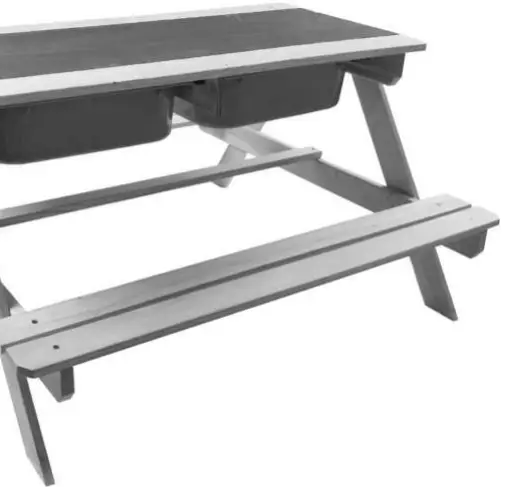 Sunny Dual Top 2.0 Sand and Water Picnic Table 1