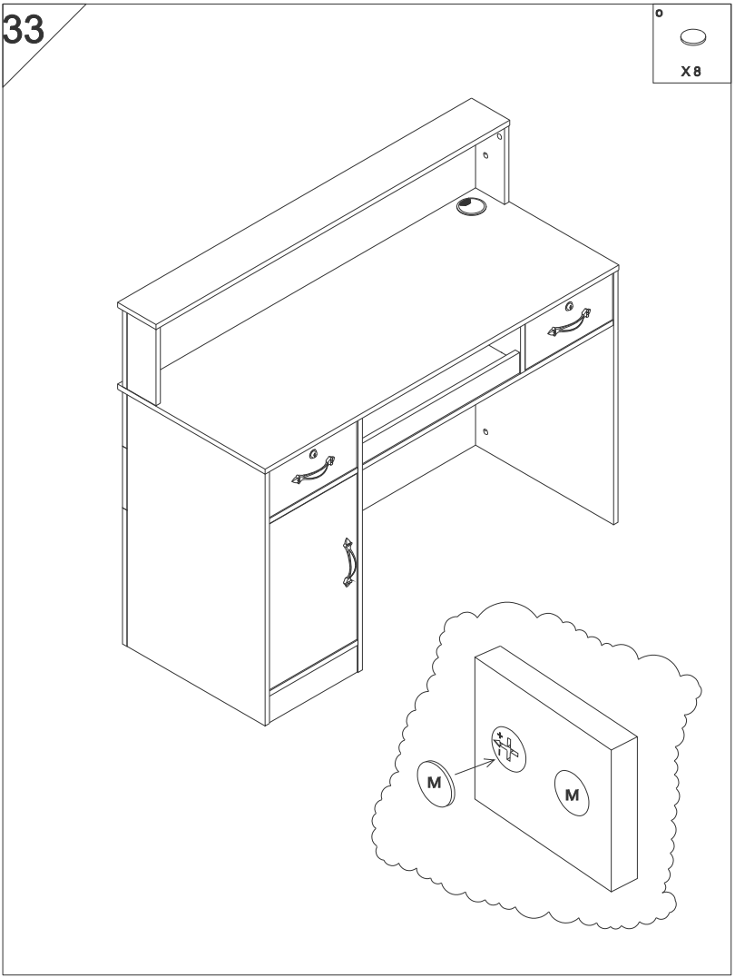 FUFU GAGA LJY KF250007 01 47 2 in White Modern Contemporary Reception Desk - FIGURE 24