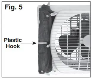 Comfort Zone CZ319 Series Twin Window Fan User Manual - To safely store