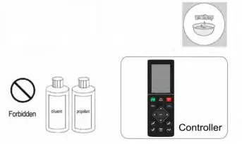 Clean the controller