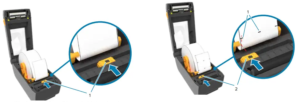 ZEBRA ZD411D Desktop Printer - Adjust Sensor