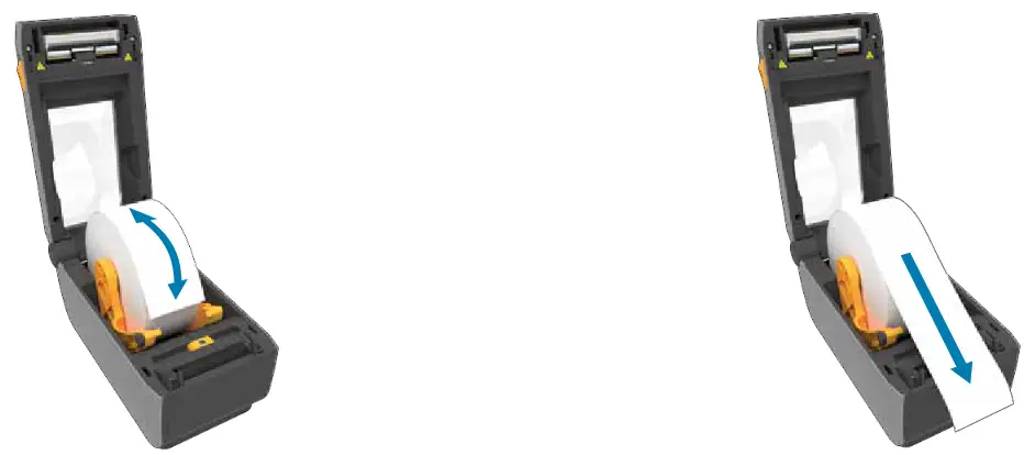 ZEBRA ZD411D Desktop Printer - Cargar panel 1