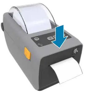 ZEBRA ZD411D Desktop Printer - Close printer