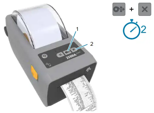 ZEBRA ZD411D Desktop Printer - Figure 1