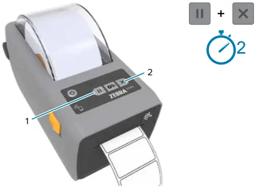 ZEBRA ZD411D Desktop Printer - Smart Calibration