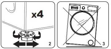 FINLUX FXA7 10150 Washing Machine - fig 4