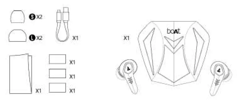 boAt 131 Wireless Gaming Earbuds for Gamers 1